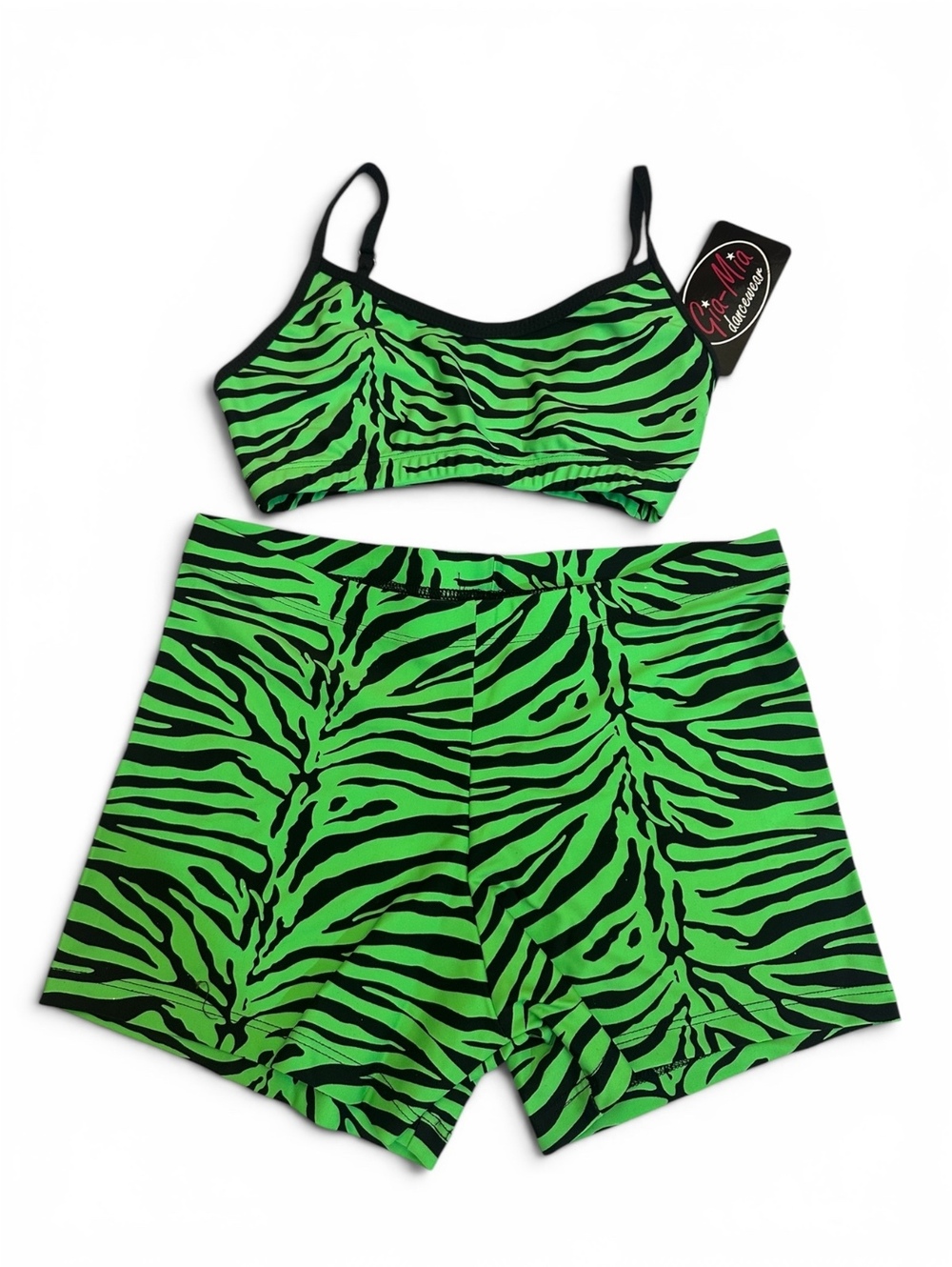 Neon Green Zebra Set
